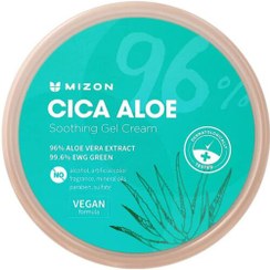 تصویر ژل کرم آبرسان سیکا آلوئه میزون Mizon MIZON Cica Aloe 96% Soothing Gel Cream