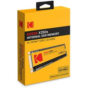 تصویر اس اس دی 128 گیگابایت کداک مدل X250S M.2 2280 SATA ا Kodak X250S M.2 2280 SATA 128GB Internal SSD Kodak X250S M.2 2280 SATA 128GB Internal SSD
