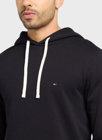 تصویر هودی با جزئیات جیب لوگو برند Tommy Hilfiger Logo Pocket Detail Hoodie