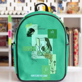 تصویر کوله پشتی طرح مینیمال دخترانه 