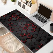 تصویر دسک پد گیمینگ سه بعدی سایز 40*90 