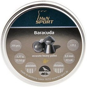 تصویر ساچمه اچ اند ان باراکودا 5.5|200|21.14 | H&N Baracuda Pellets 