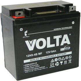 تصویر باطری 9 آمپر بلند ولتا Motorcycle battery 9 ampr VOLTA