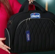 تصویر ساک لوازم مادر و نوزاد رابو طرح ابشاری چیکو پانیذ - مشکی 