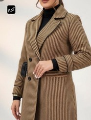 تصویر مانتو پاییزه گندم - کرم / .سایز 