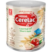 تصویر سرلاک گندم و سیب از 7 ماهگی نستله 400 گرم Cerelac Wheat and Apple from 7 months Nestle 400g