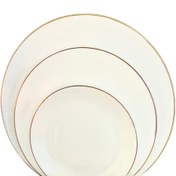 تصویر سرویس آرکوپال گلدن اپال مدل لب طلا 6 نفره 26 پارچه 