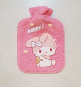تصویر کیسه آب گرم حوله‌ای مدل خرگوش شاد 