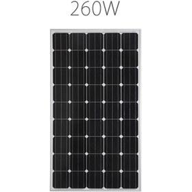 تصویر پنل خورشیدی 260 وات مونو کریستال 60 سلول YINGLI مدل YL260C-30b solar panel YINGLI mono 260W 60 Cell YL260C-30b