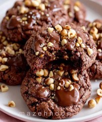 تصویر کوکی فندق و نوتلا کافی شاپی 