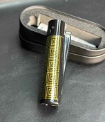 تصویر فندک کلیپر اورجینال طرح مربع - مشکی 