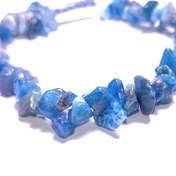 تصویر دستبند آپاتیت آبی طبیعی،کمیاب،جذاب و ناب 