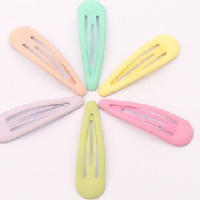 تصویر گل سر تق تقی رنگی (6 عددی) 