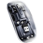 تصویر ماوس بی سیم شیشه ای لکو (لنوو) مدل WS215DM Lecoo WS215DM Wireless Transparent Mouse