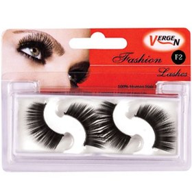 تصویر مژه مصنوعی نیمه E105-F2 ورژن Vergen E105-F2 Eyelash