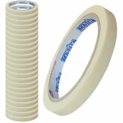 تصویر چسب کاغذی باریک 1 سانت با طول 25 یارد (پر یارد) Paper Tape 1 cm 25 yard