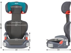 تصویر صندلی ماشین کودک گراکو جونیور مکسی ۲ کاره بوستر شونده ۱۵ تا ۳۶ کیلوگرم graco junior maxi 