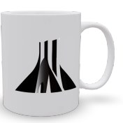 تصویر ماگ با طرح برج آزادی 