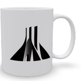 تصویر ماگ با طرح برج آزادی 