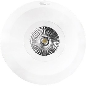 تصویر چراغ سقفی 35 وات لنزدار گرد توکار COB آفتابی ای دی سی Indoor Circular ceiling lighting 35 W COB Warm white EDC