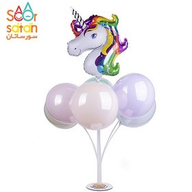 تصویر استند بادکنک 7 شاخه 