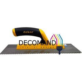 تصویر ماله دندانه‌ریز برند دکور مدل دسته باز کد 125 