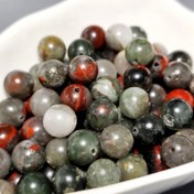 تصویر مهره سنگ خون معدنی قیمت هر عدد 8000 کد G81153 