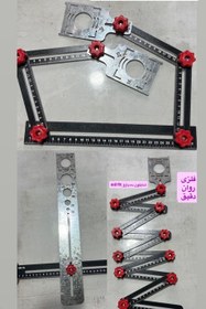 تصویر شابلون لوله فلزی گالوانیزه ده بازو mil fit 