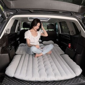 تصویر تشک بادی خودرو طوسی 