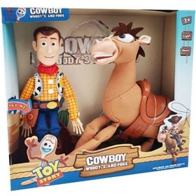 تصویر اکشن فیگور وودی و بولسای سایز ۴۰ سانتیمتر 