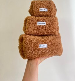 تصویر میکاپ بگ تدی - سفید / میکاپ بگ لارژ Teddy bag makeup