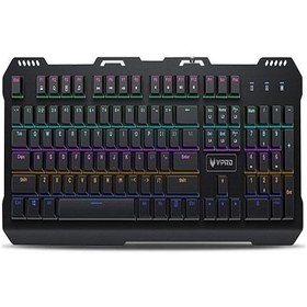 تصویر کیبورد مخصوص بازی رپو مدل V560 ا Rapoo V560 Gaming Keyboard Rapoo V560 Gaming Keyboard