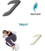 تصویر بالش بارداری و بالش طبی مدل سون - کرمی روشن pillow 7