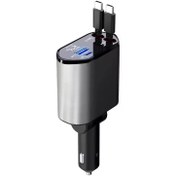 تصویر شارژر فندکی خودرو ۱۲۰ وات فست شارژ 