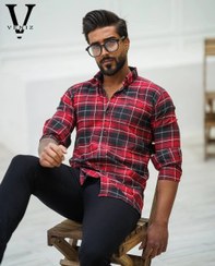 تصویر پیراهن چهارخانه مردانه men's shirt