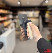 تصویر ماله استیل دسته چوبی کوچک 