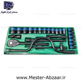 تصویر جعبه بکس رولکس هندلی 25 عددی جغجغه فشار قوی ROLX 2512 