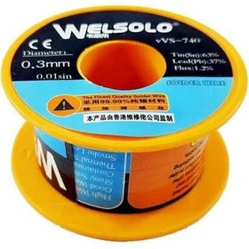 تصویر سیم لحیم ولسولو مدل WELSOLO vVS-740 0.3mm 