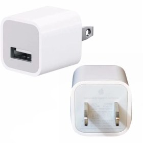 تصویر شارژر اپل مدل 1 آمپر با 5 ولت 