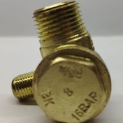 تصویر شیر یکطرفه کمپرسور هوا سایز 3/8 اینچ 