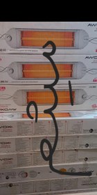 تصویر بخاری برقی تابشی اواکس دیواری مدل MX32 2500w ترکیه ای۱متری AWAX,MX32 2500w