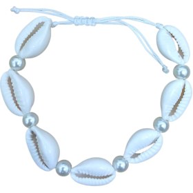 تصویر دستبند صدف مروارید مدل 004 