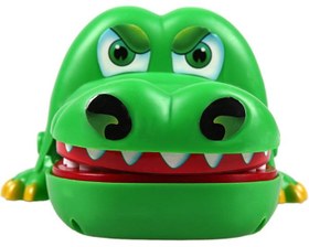 تصویر بازی انگشتی تمساح جالب 15 سانتی‌متری برند generic Funny Novelty Crocodile Finger Game 15cm