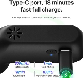 تصویر پمپ باد شارژی همراه LILIOO AIR PUMP