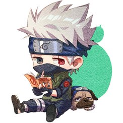 تصویر راگ تافتینگ انیمه طرح کاکاشی 