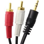 تصویر کابل تبدیل جک 3.5 میلی متری به دو RCA پی نت به طول 1.5 متر ا P-Net 2 In 1 3.5mm To 2 RCA Plug Cable 1.5m P-Net 2 In 1 3.5mm To 2 RCA Plug Cable 1.5m