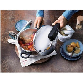 تصویر زودپز دو قلو دبلیو ام اف مدل Pressure cooker PERFECT گنجایش3 و 4.5 لیتر 