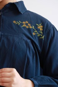 تصویر شومیز لینن شکوفه 