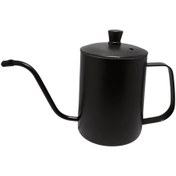 تصویر کتری قهوه غاز گردن مشکی - مناسب قهوه دمی و چکه‌ای 