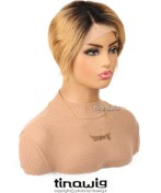 تصویر کلاه گیس زنانه کد110-1B26 مدل کوپ با موی طبیعی 